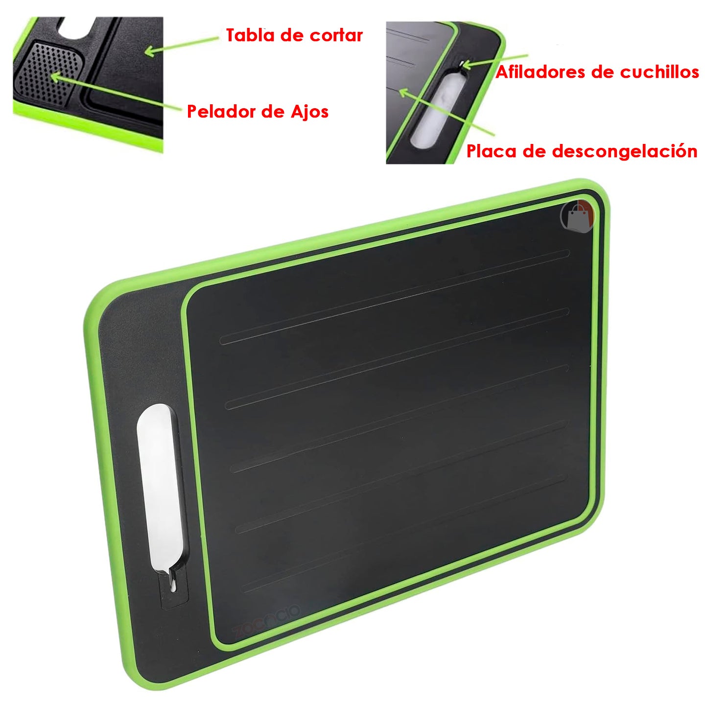 Tabla Para Picar 4 En 1 Corte Descongela