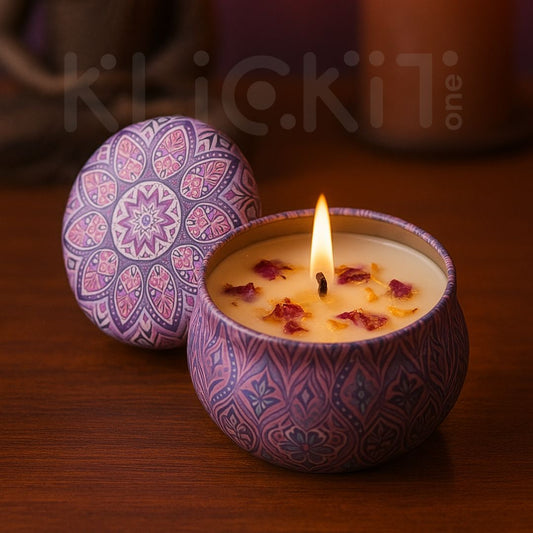 Set 4 Velas Aromaterapia Soja